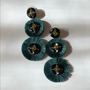 Stella and Dot Teal Earrings